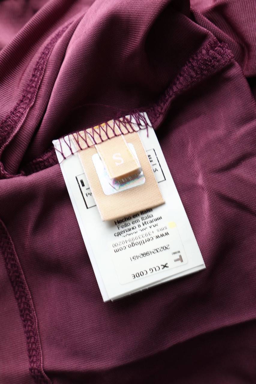 Carou Galliano Bluse Aus Jersey In Wickel-Optik