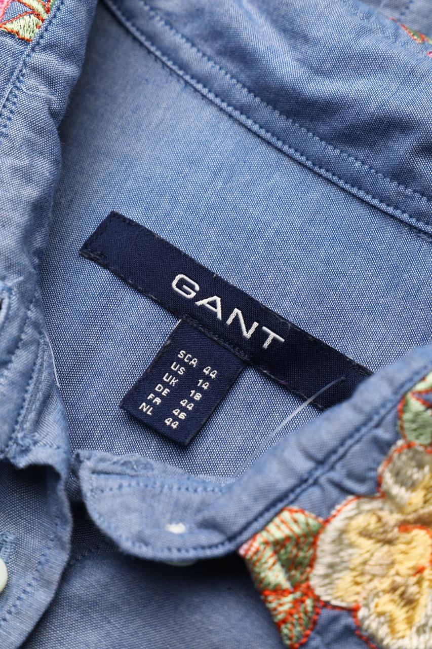 Carou GANT Hemd-Bluse Mit Stickereien