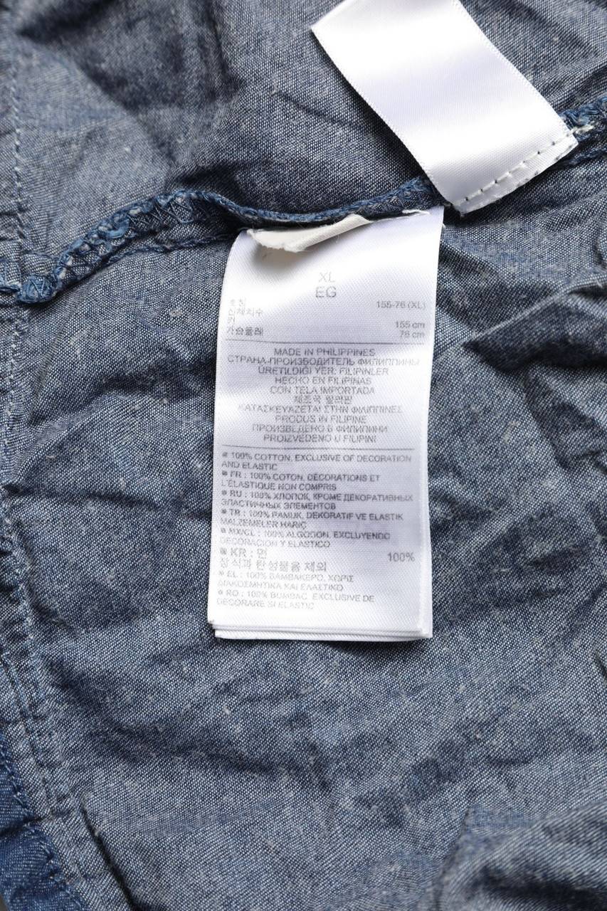 Carou Gap Kids Kleid In Denim-Optik