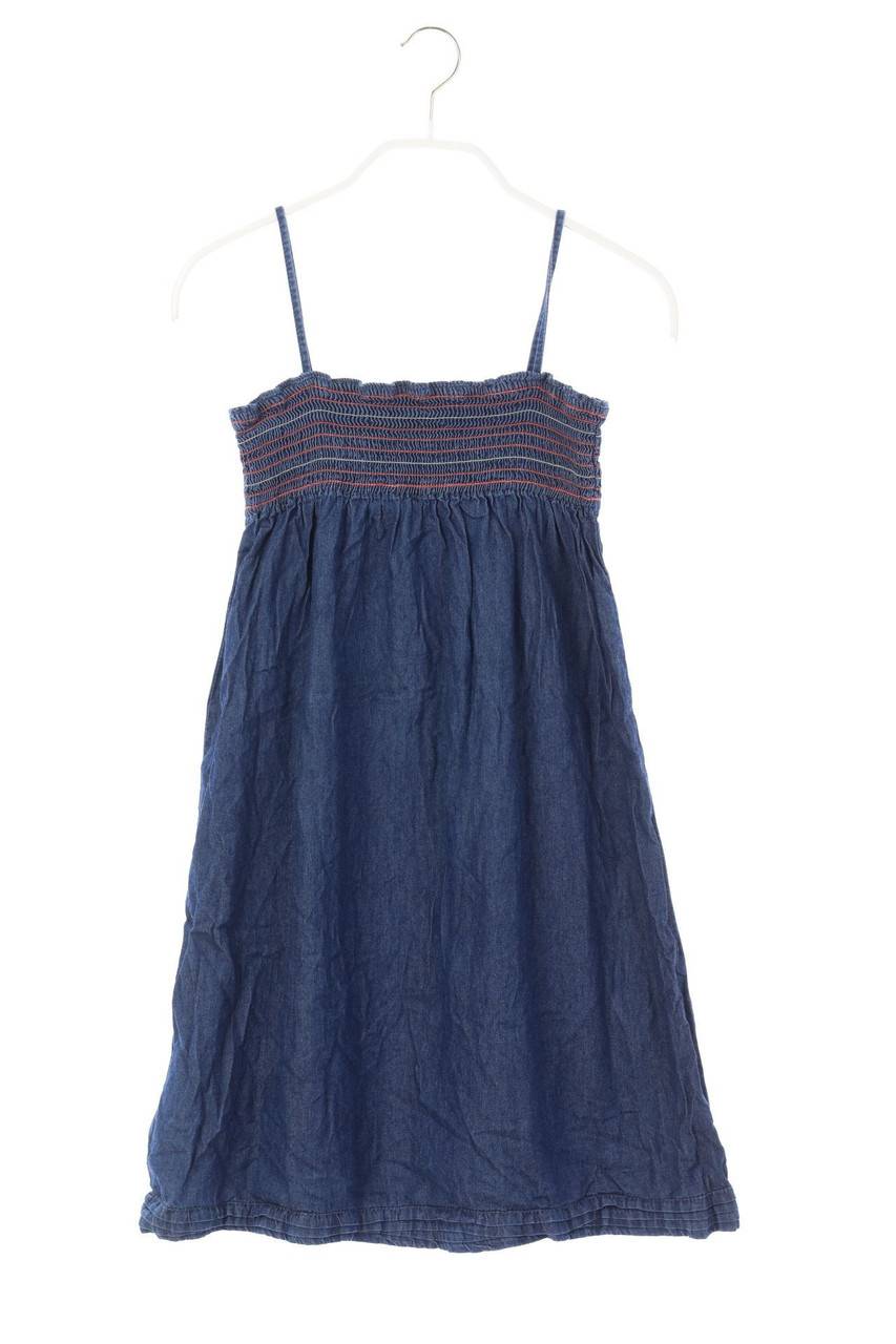 Carou Gap Kids Kleid in Denim-Optik