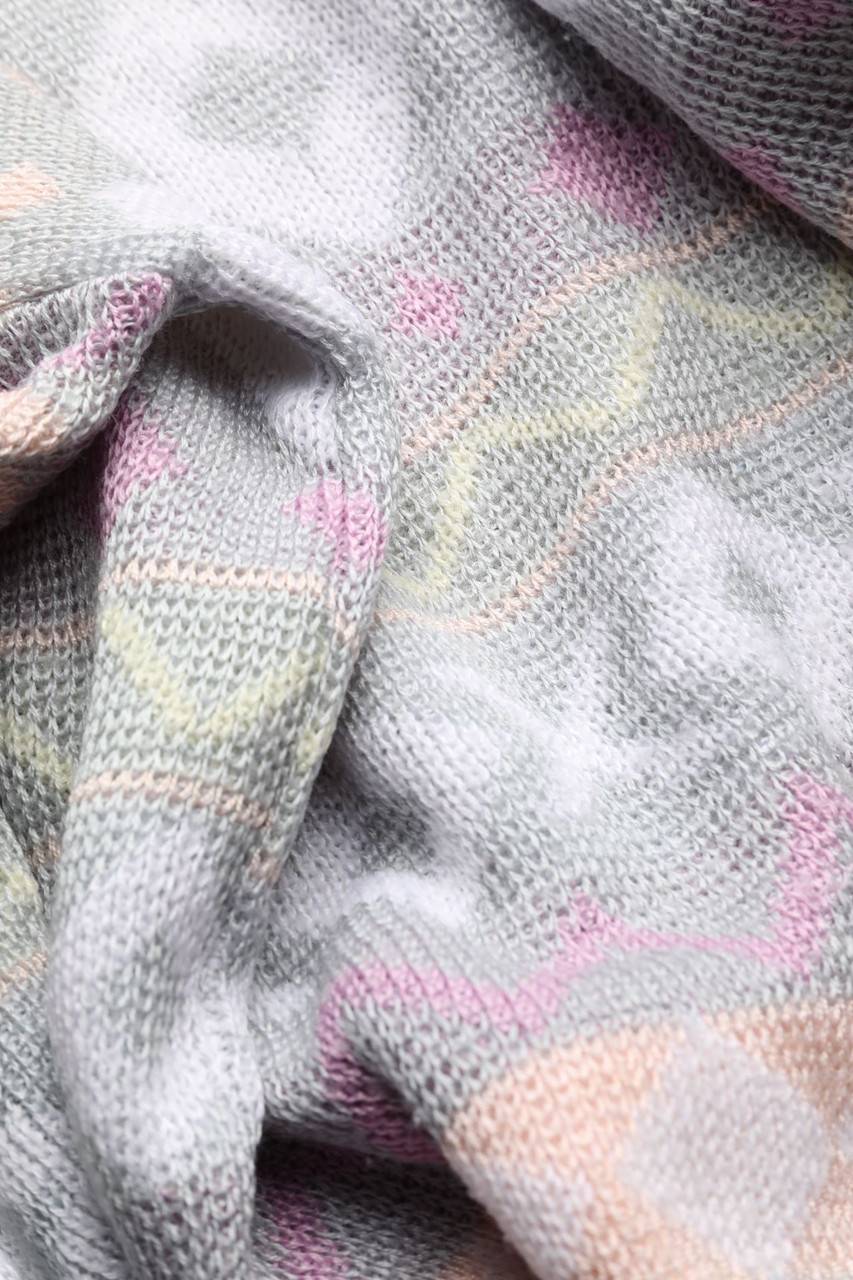 Carou Garbo Strick-Pullover Mit Ethno-Print