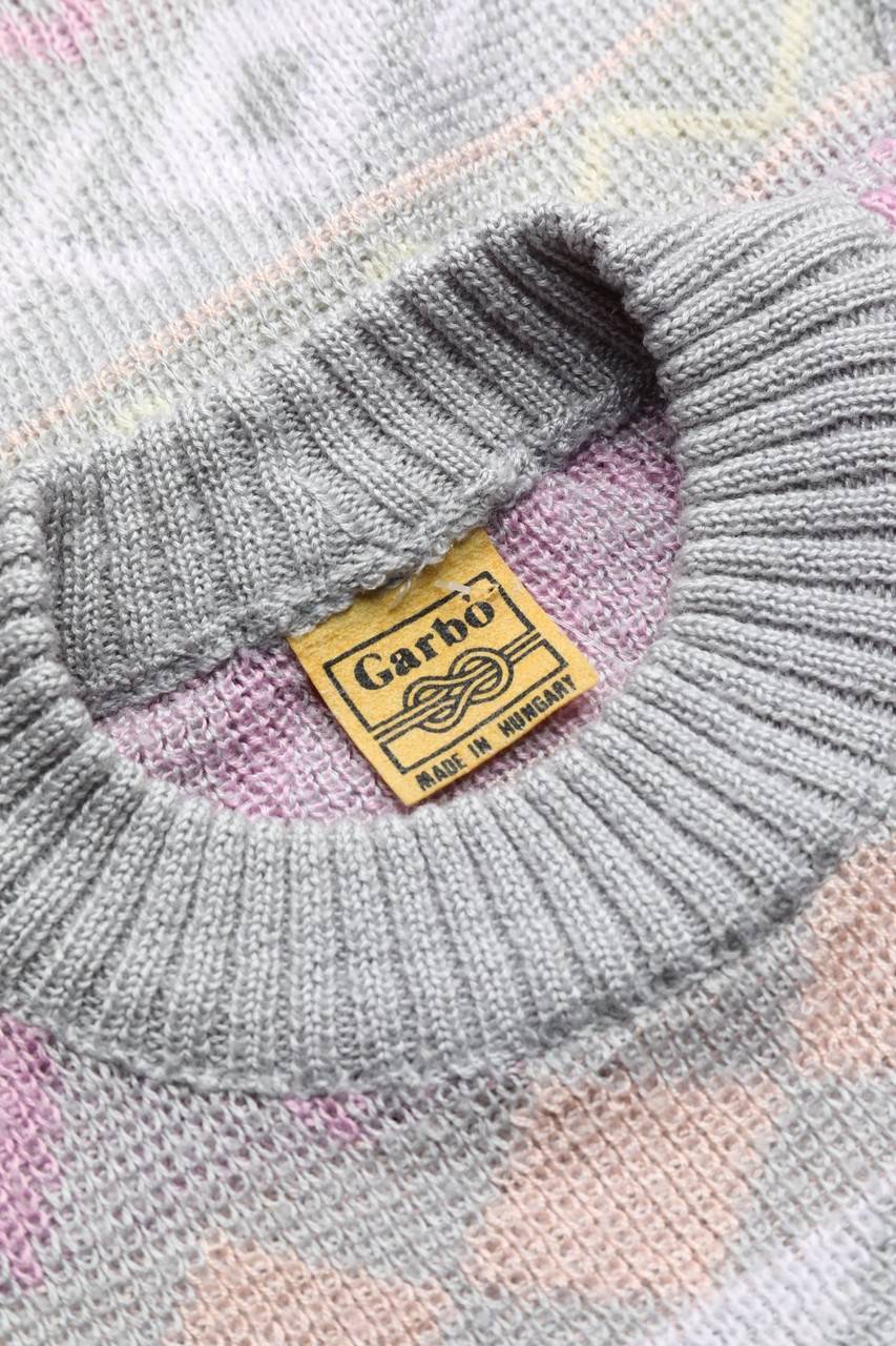 Carou Garbo Strick-Pullover Mit Ethno-Print