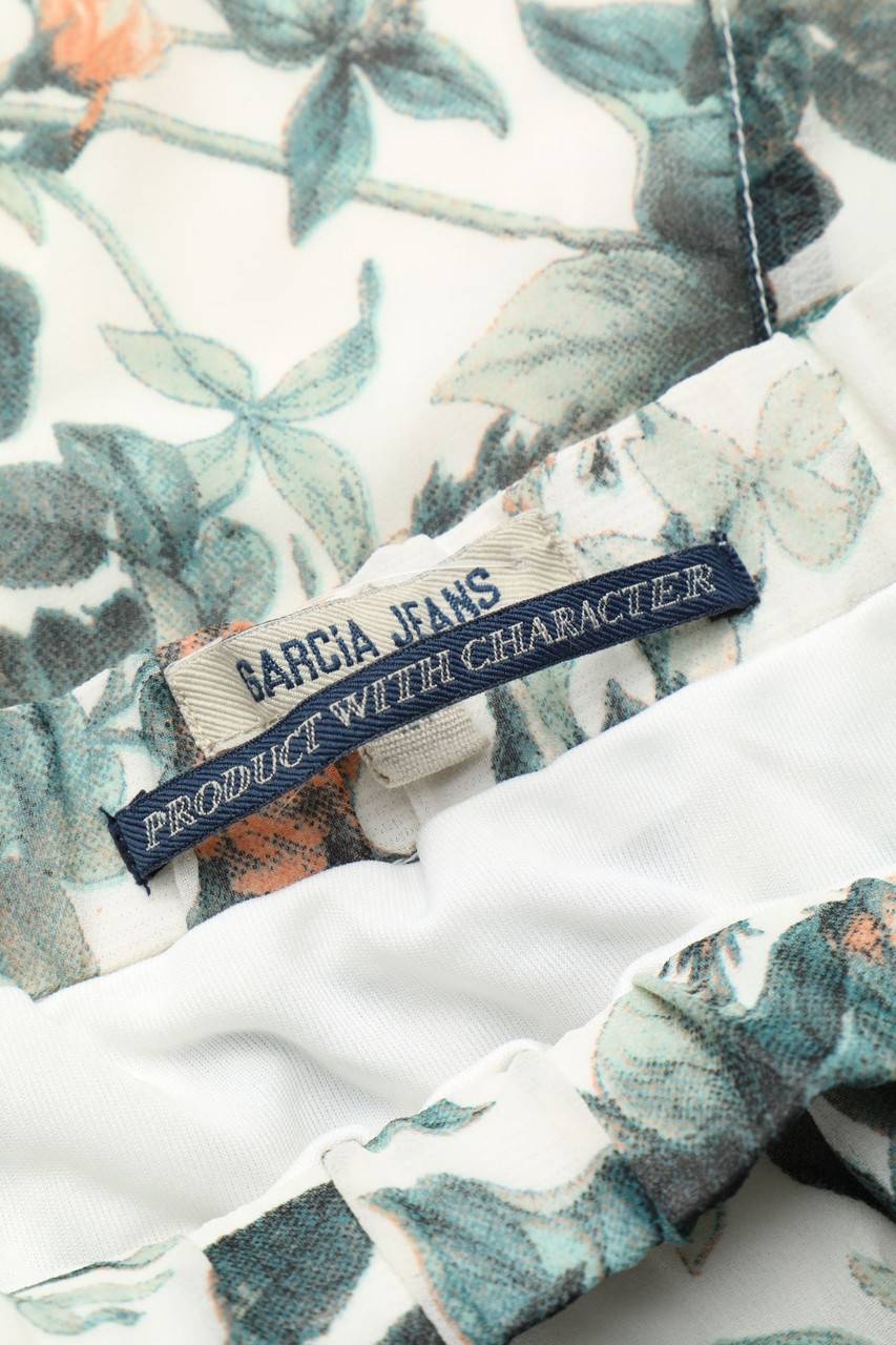 Carou Garcia Jeans Rock Mit Blumen-Print