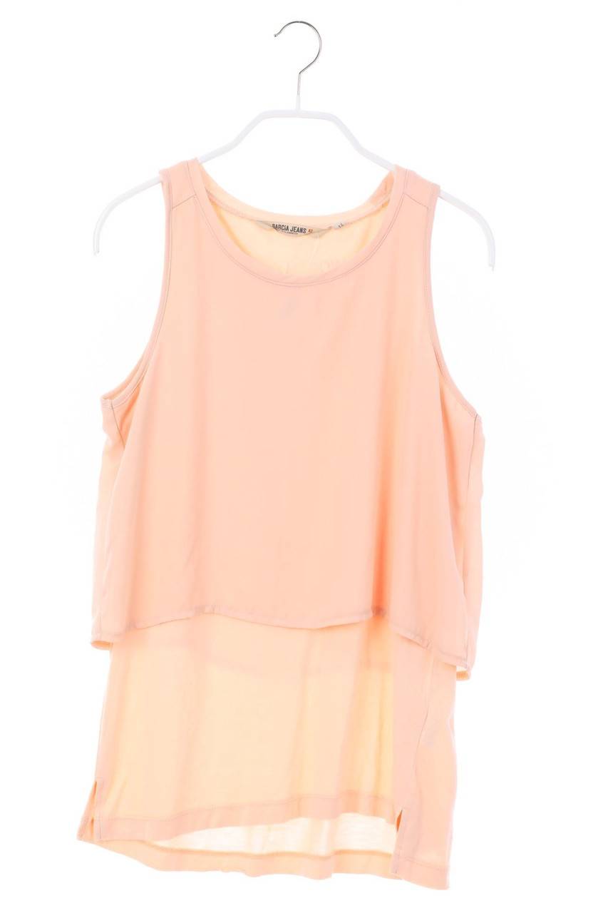 Carou Garcia Jeans Top mit Statement-Print