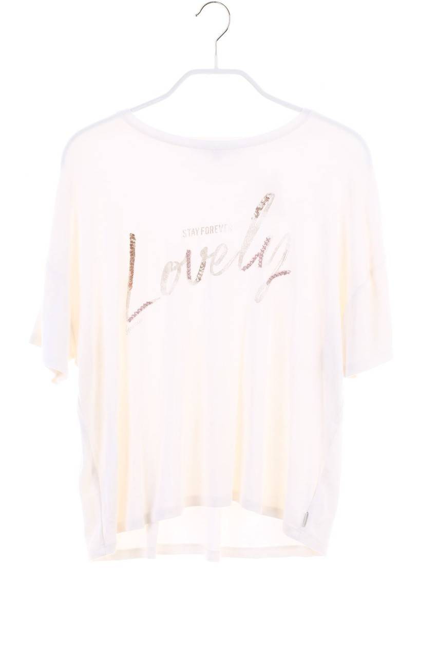 Carou Garcia T-Shirt mit Statement-Print