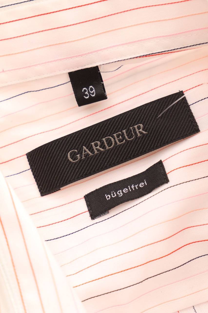 Carou Gardeur Gestreiftes Kurzarm-Hemd