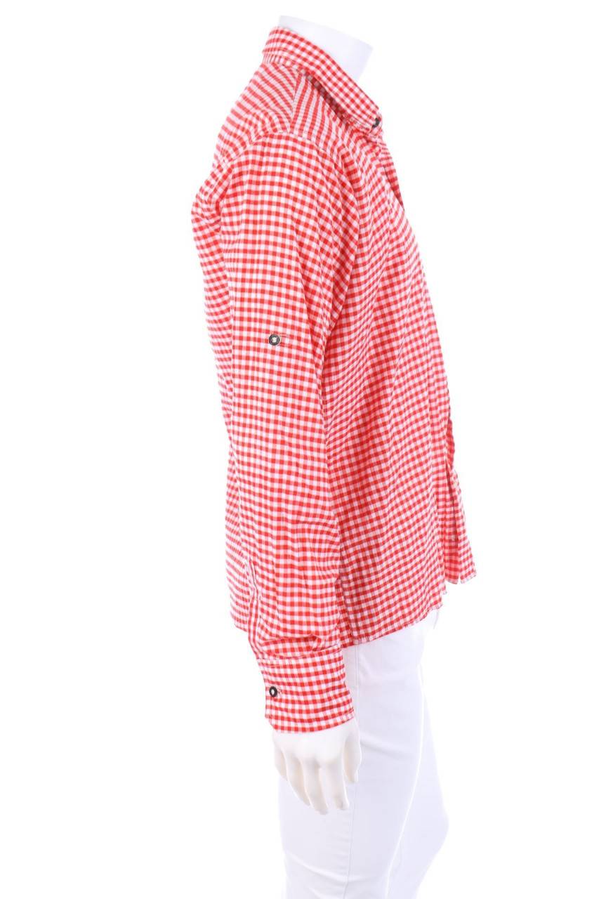 Carou GAUDÌ Trachten-Hemd Mit Karo-Muster