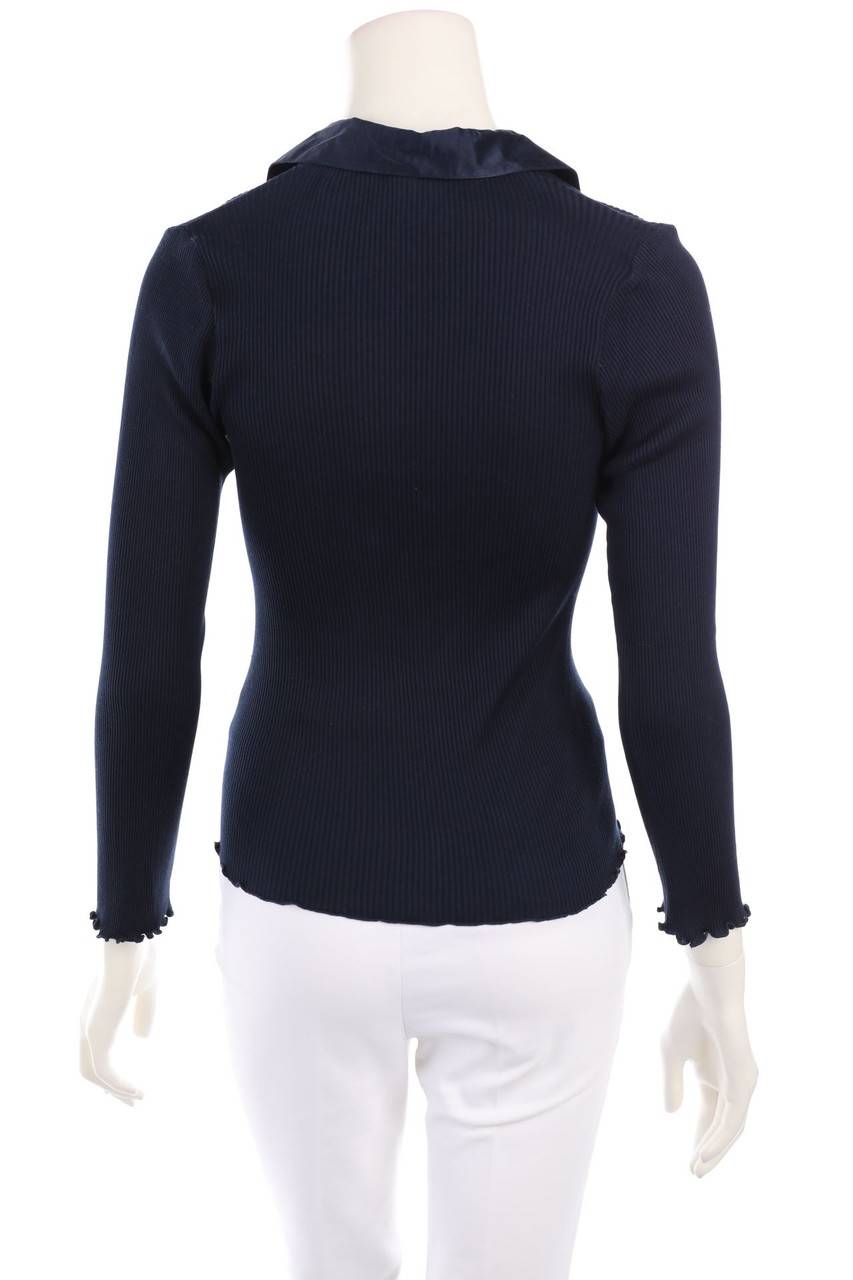 Carou GERARD DAREL Langarm-Polo-Shirt Aus Seide