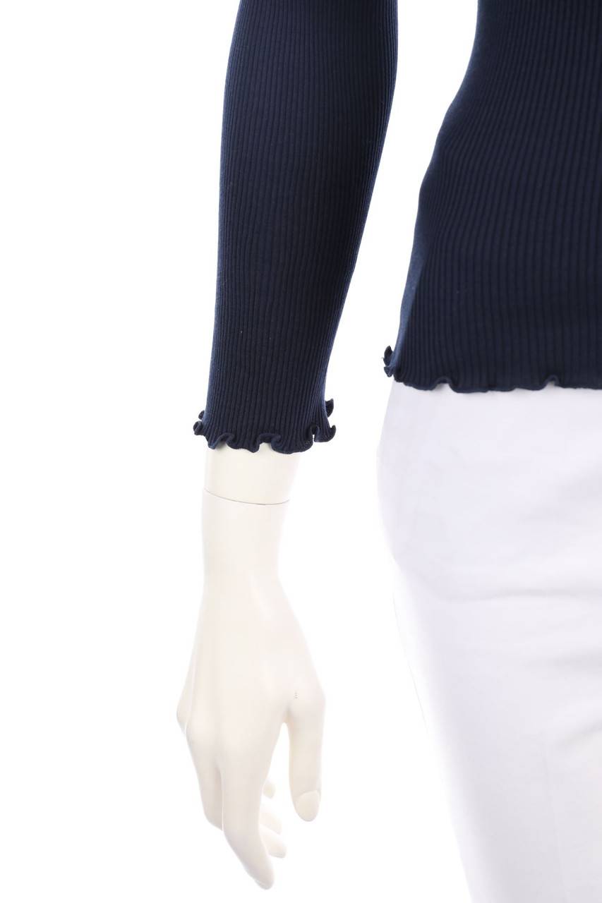Carou GERARD DAREL Langarm-Polo-Shirt Aus Seide