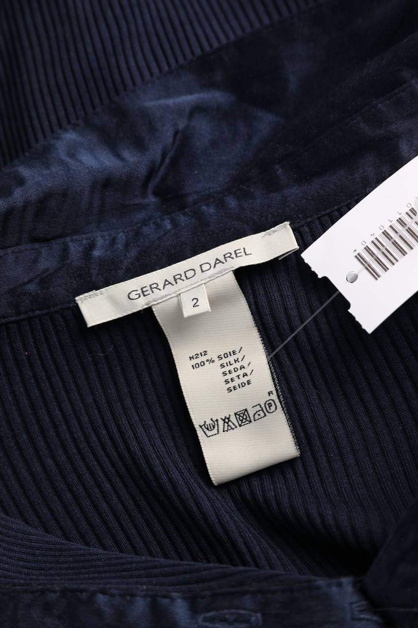 Carou GERARD DAREL Langarm-Polo-Shirt Aus Seide