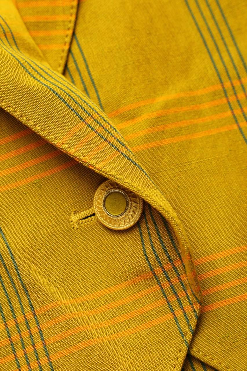 Carou Gil Bret Vintage-Blazer Mit Karo-Muster