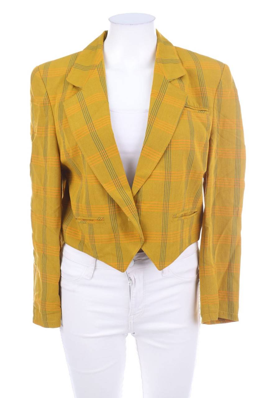 Carou Gil Bret Vintage-Blazer mit Karo-Muster