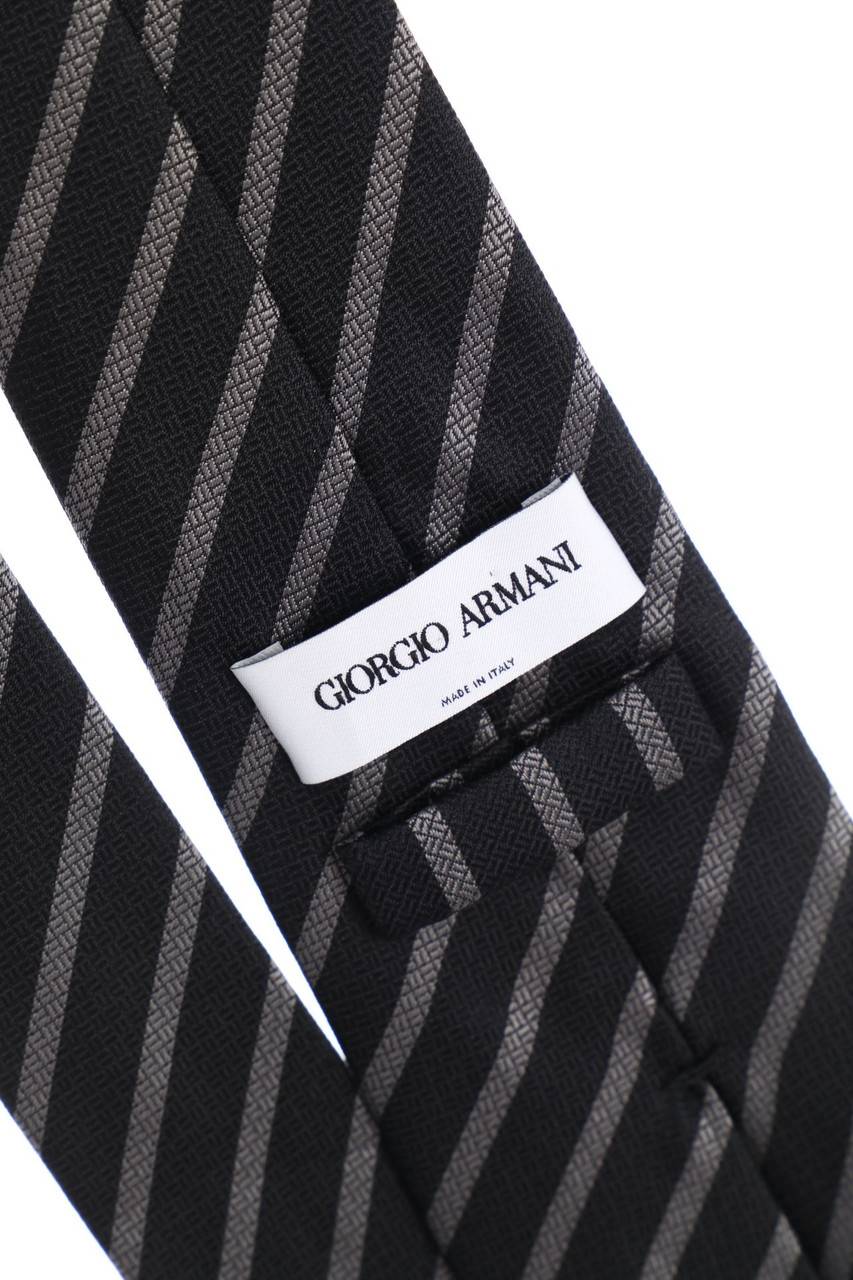 Carou GIORGIO ARMANI Seiden-Krawatte Mit Streifen