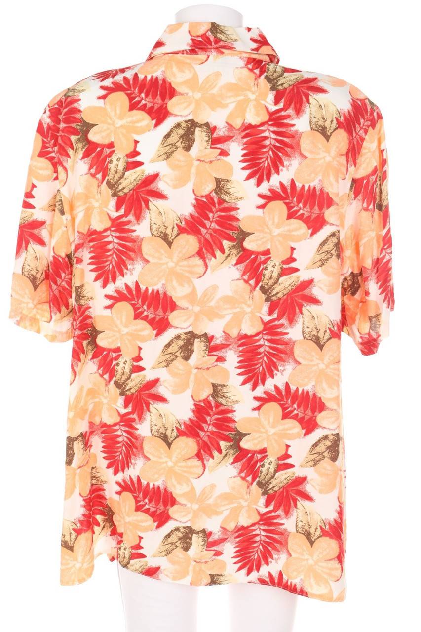 Carou GIORGIO Kurzarm-Bluse Mit Blumen-Print