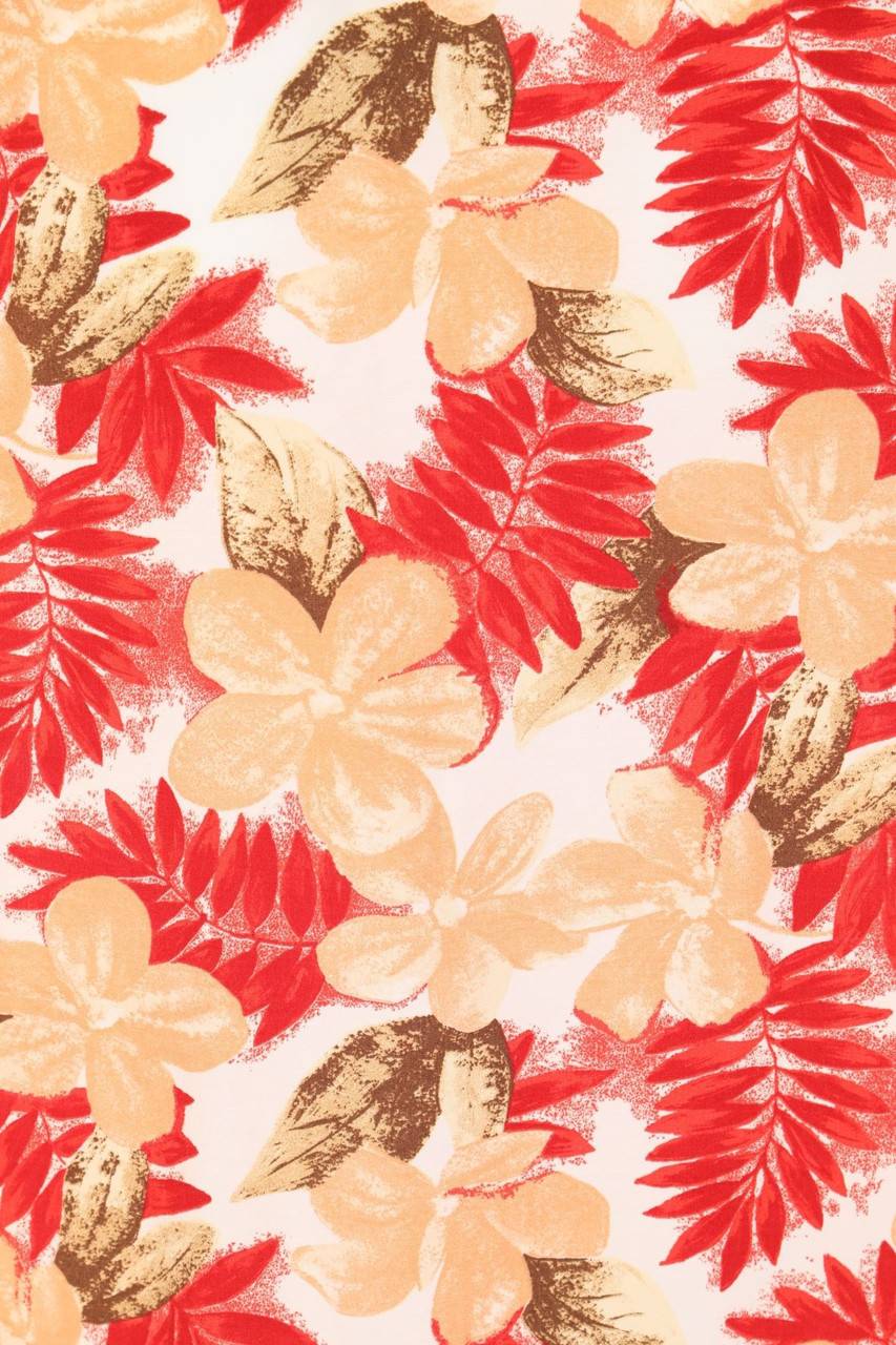 Carou GIORGIO Kurzarm-Bluse Mit Blumen-Print