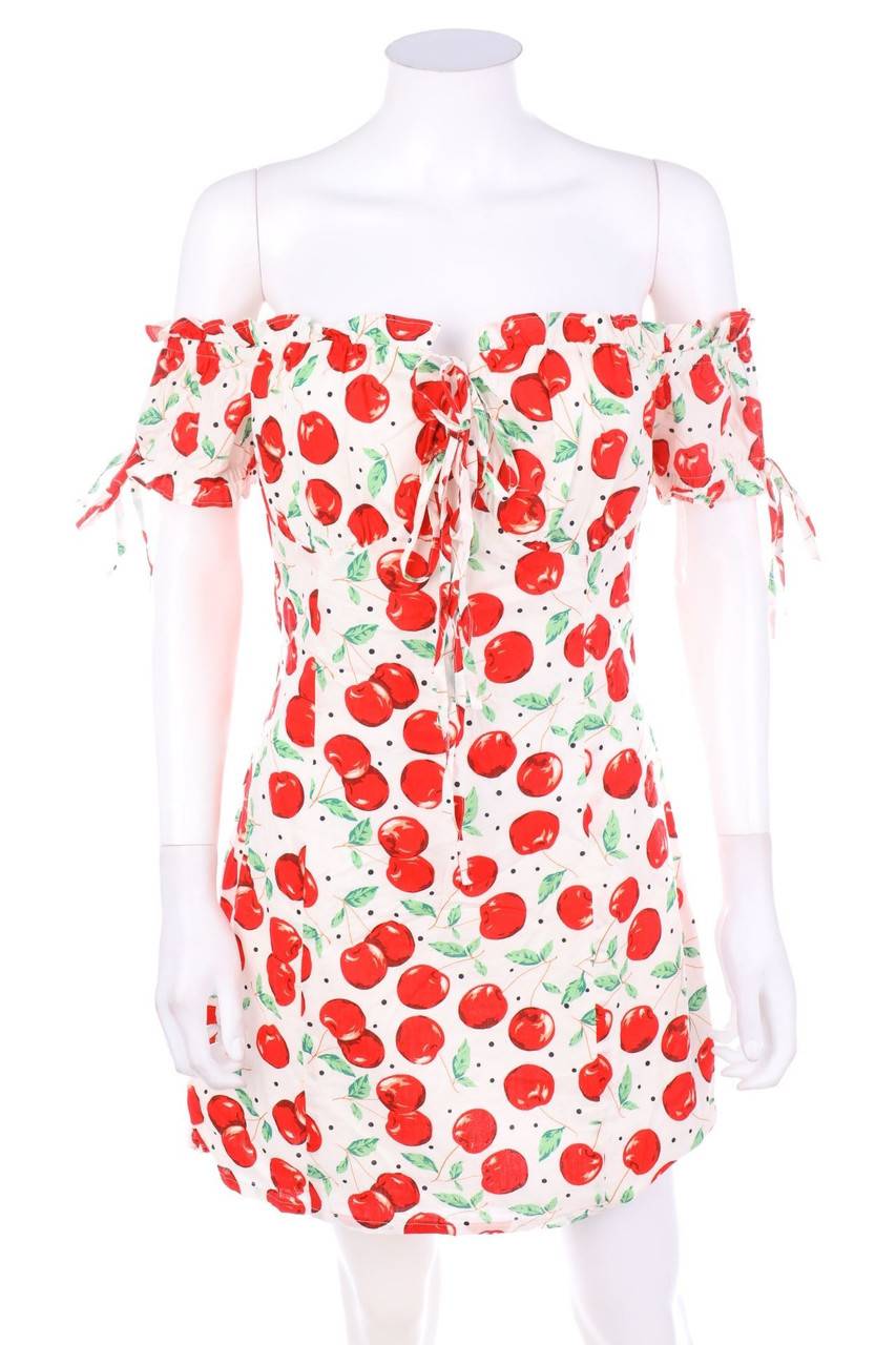 Carou GLAMOROUS Carmen-Kleid mit Print