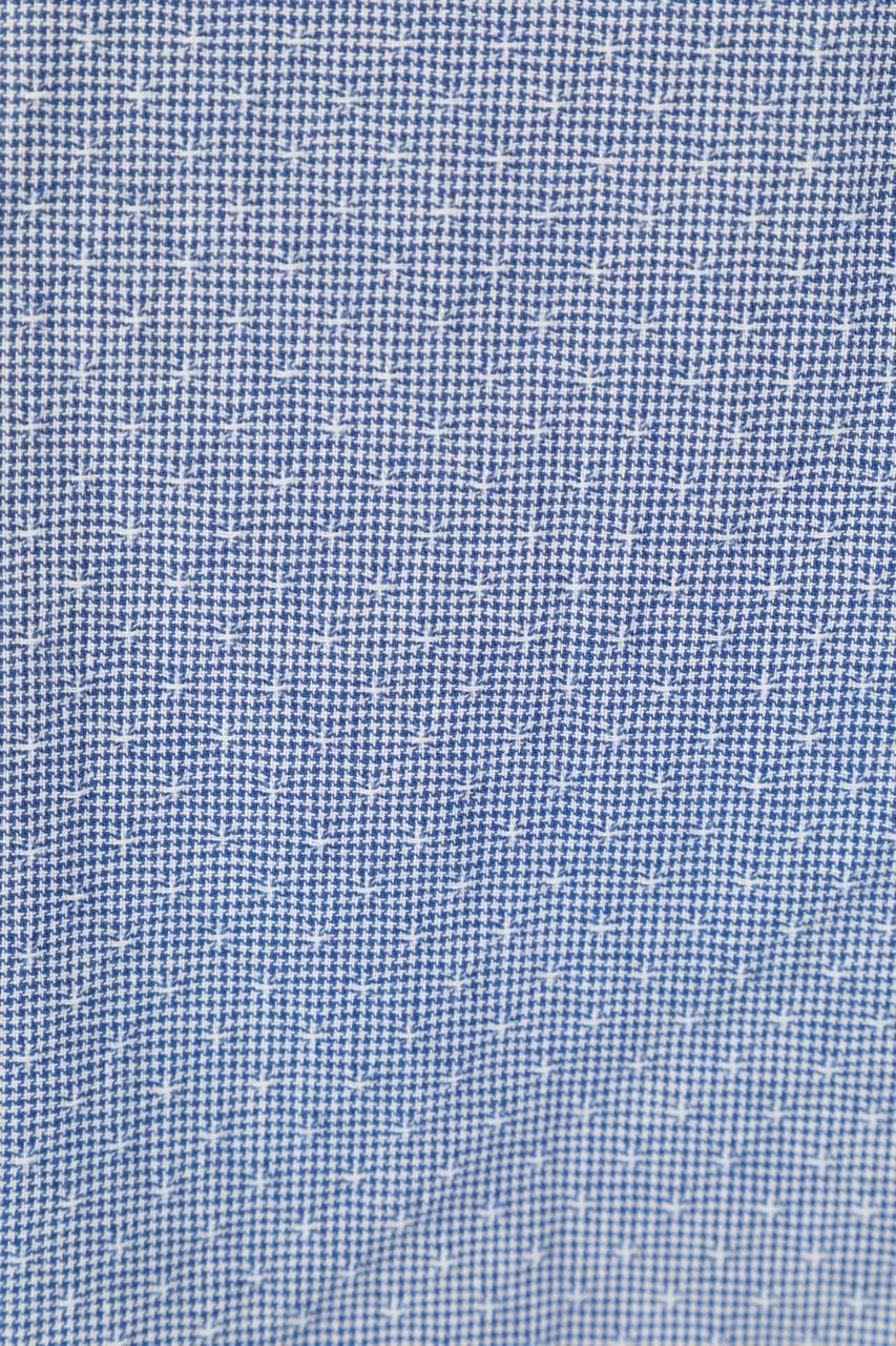 Carou Glanshirt Kurzarm-Hemd Aus Baumwolle