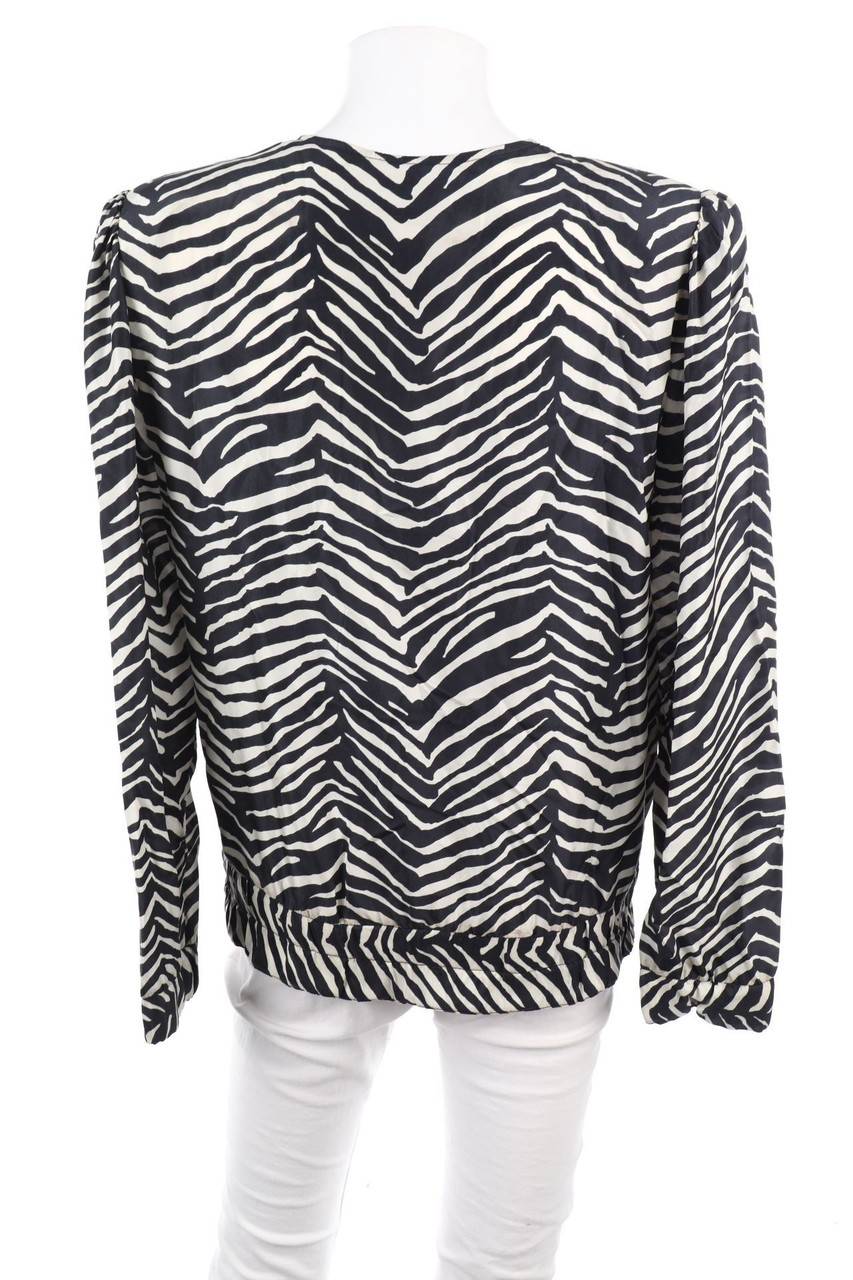 Carou GOLDEN GATE Seiden-Bluse Mit Animal-Print