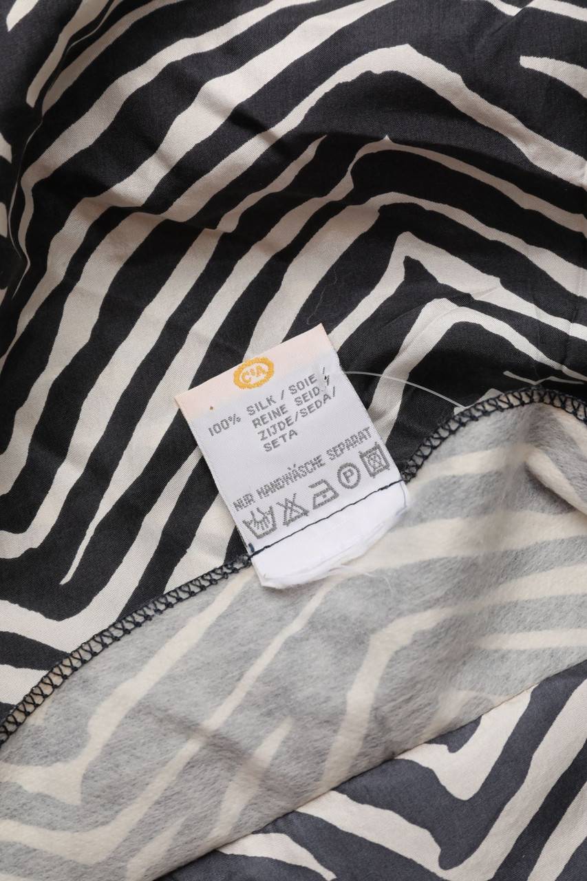 Carou GOLDEN GATE Seiden-Bluse Mit Animal-Print