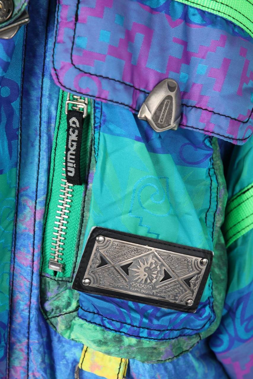 Carou GOLDWIN Vintage-Skijacke Mit Print