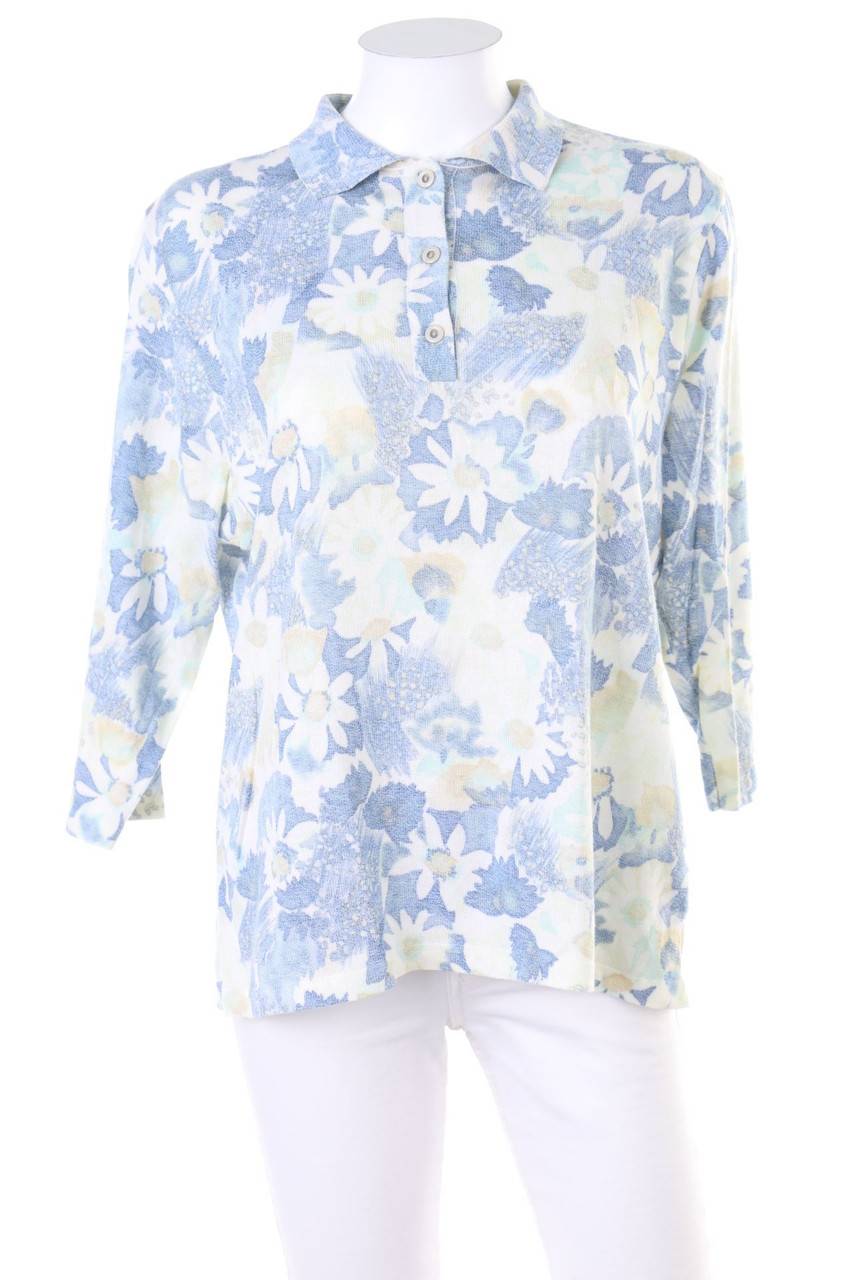 Carou Gönner Polo-Shirt mit 3/4-Ärmel
