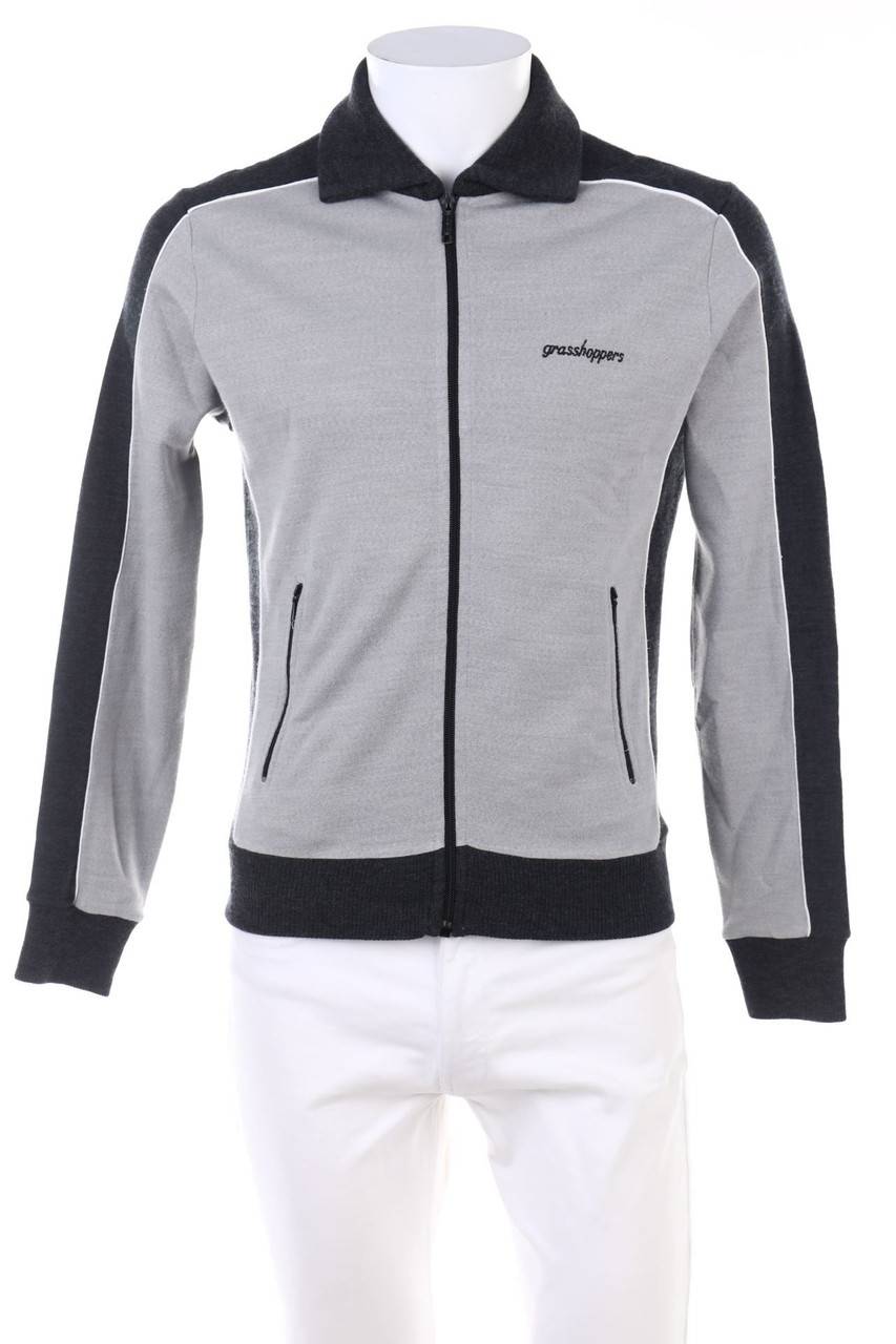 Carou grasshoppers Sportjacke mit Logo-Stickerei