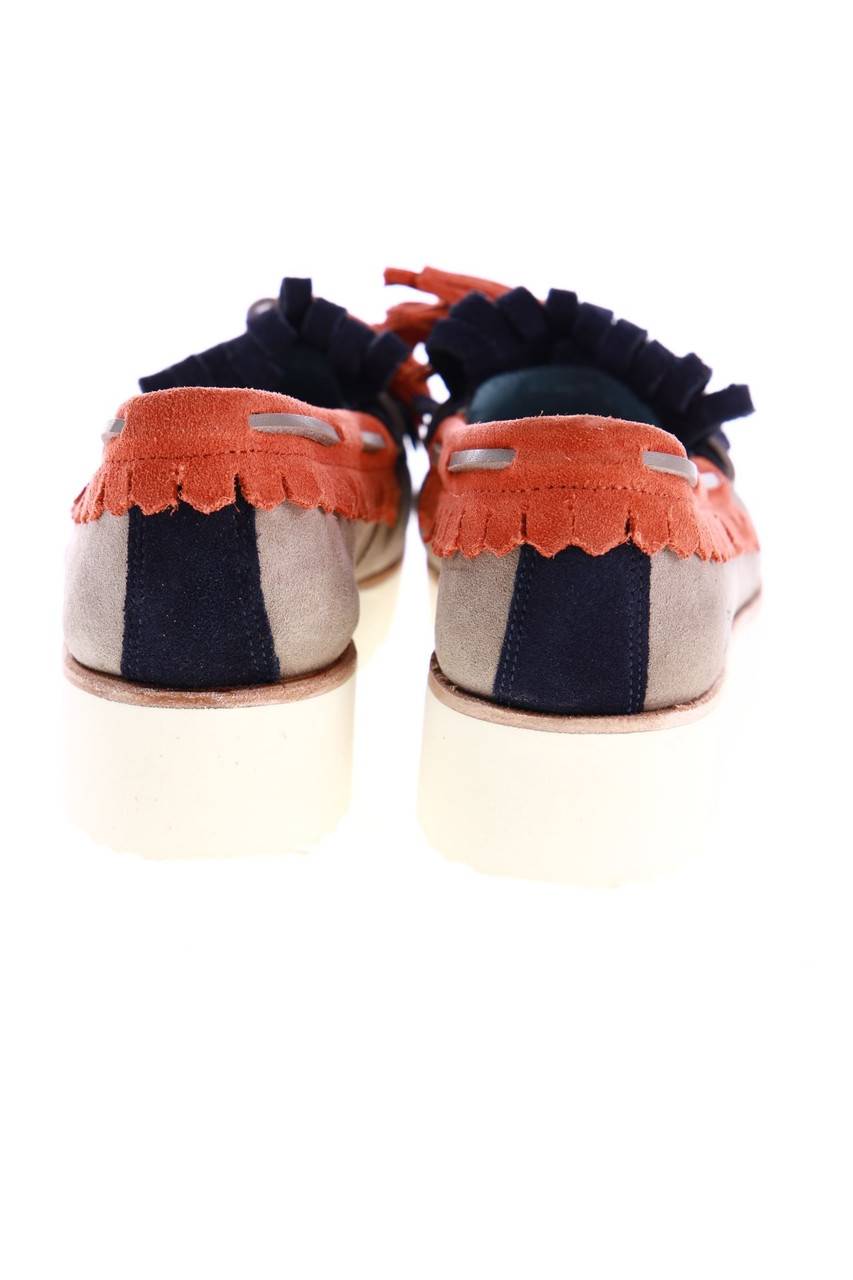 Carou GRENSON Veloursleder-Mokassins Mit Quasten