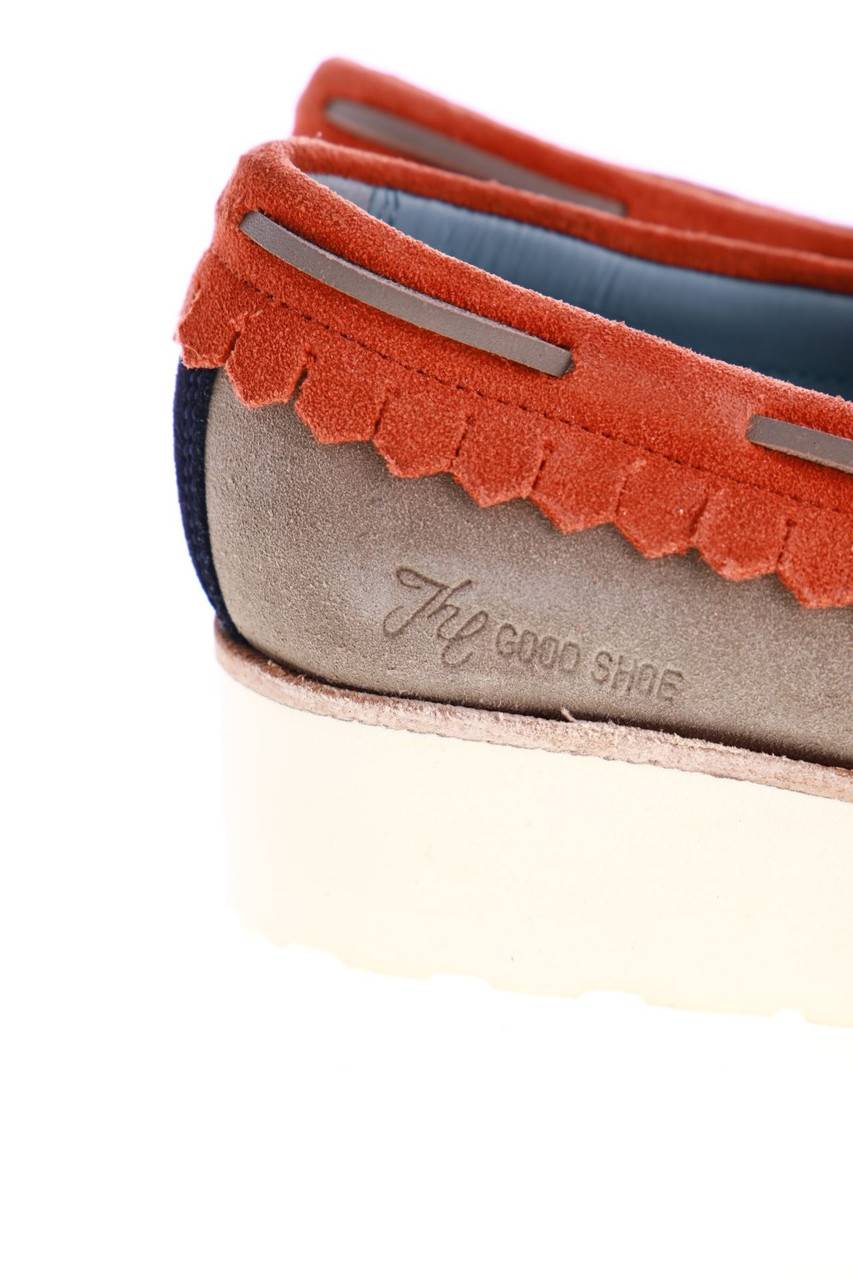 Carou GRENSON Veloursleder-Mokassins Mit Quasten