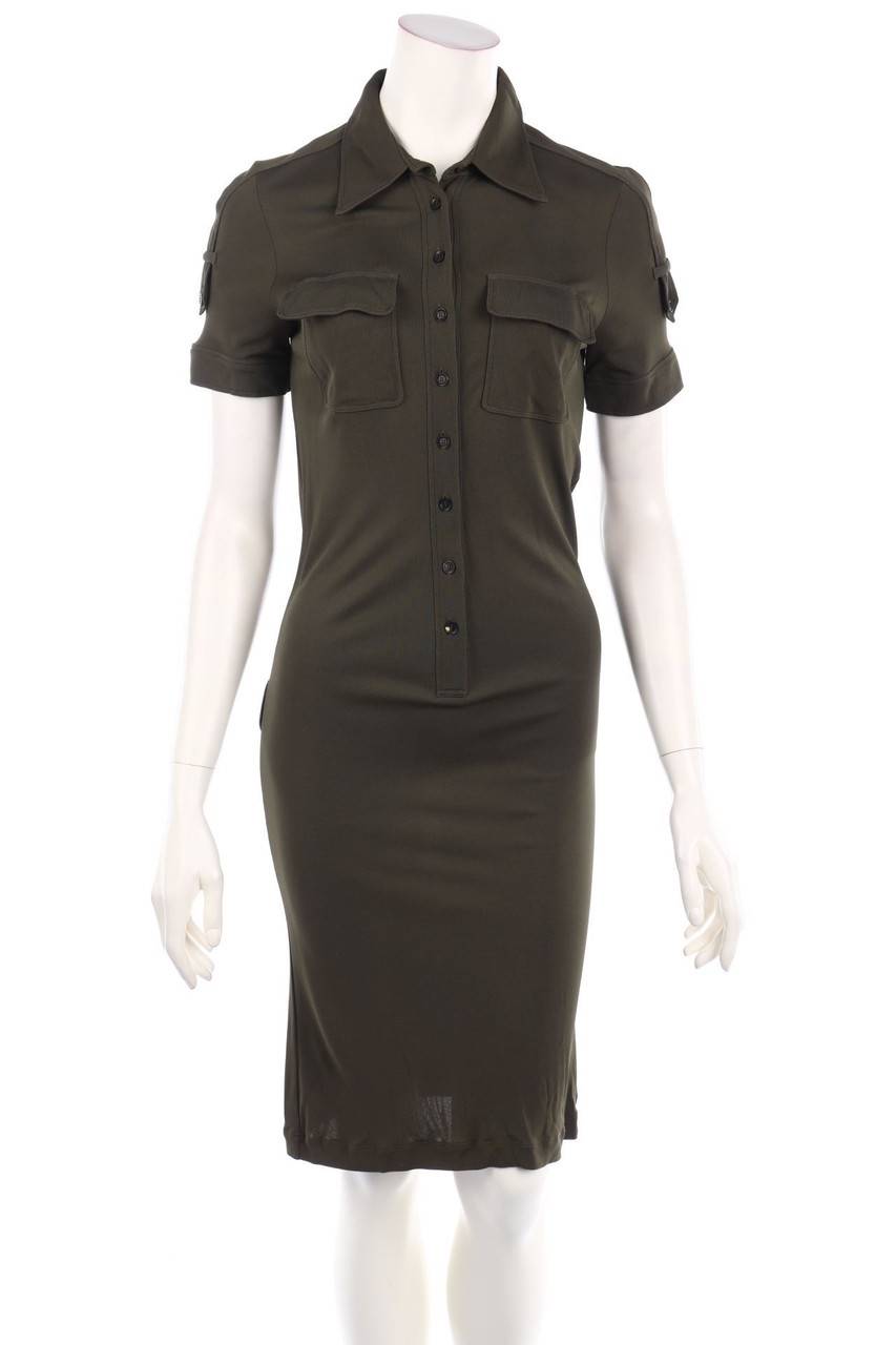 Carou GUCCI Blusenkleid mit aufgesetzten Taschen