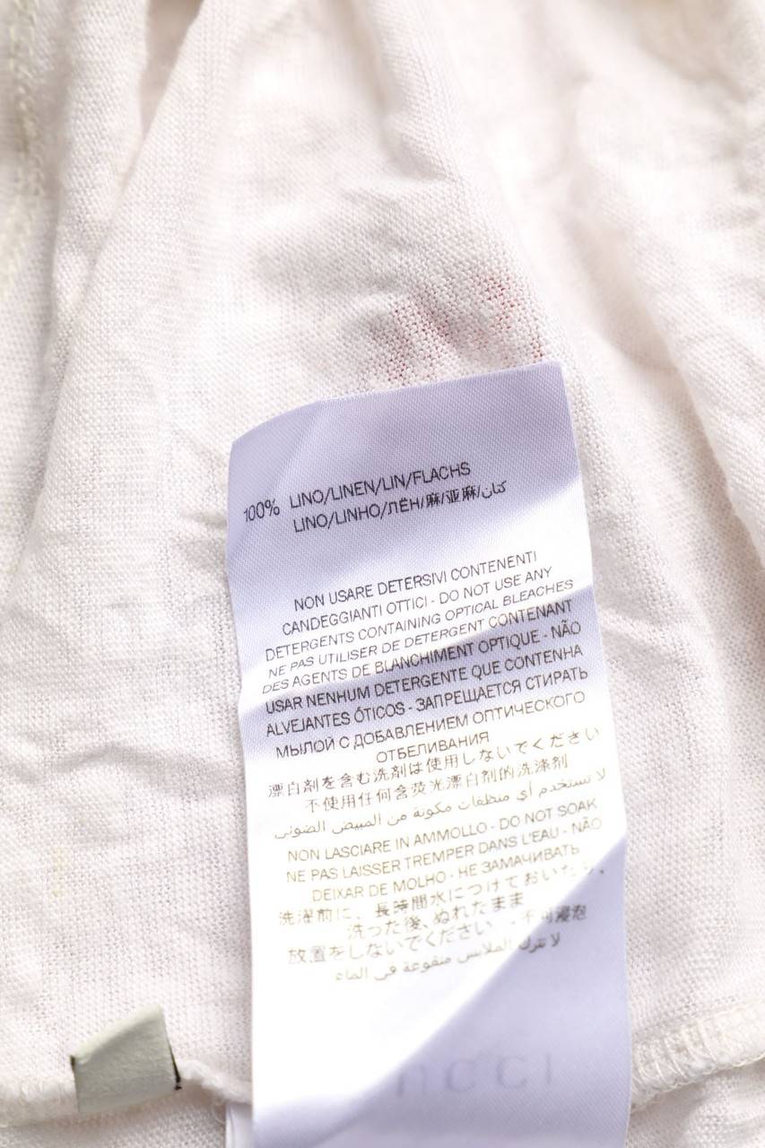 Carou GUCCI T-Shirt Aus Leinen