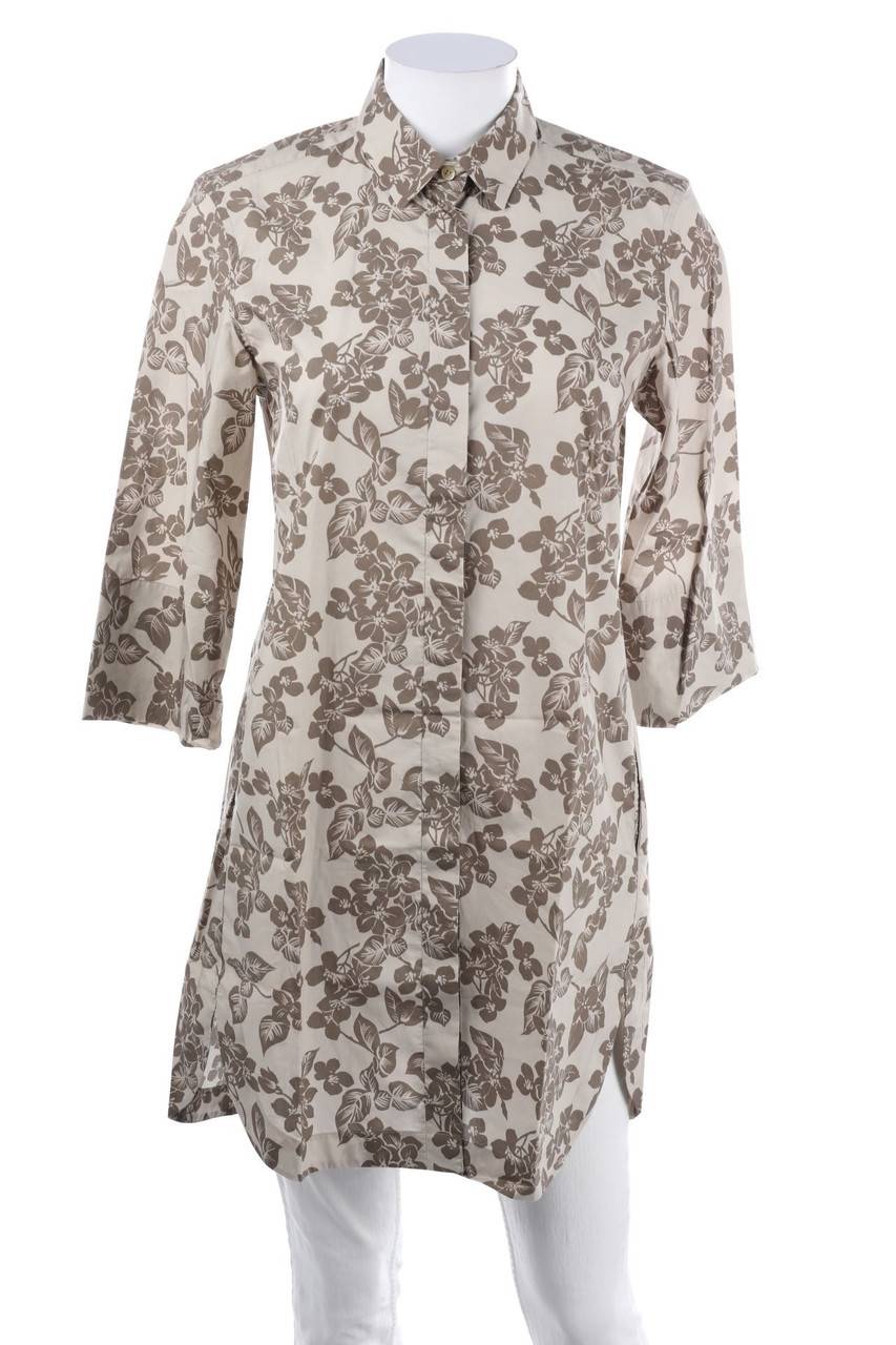 Carou Guglielminotti Long-Hemd-Bluse mit 3/4-Ärmel