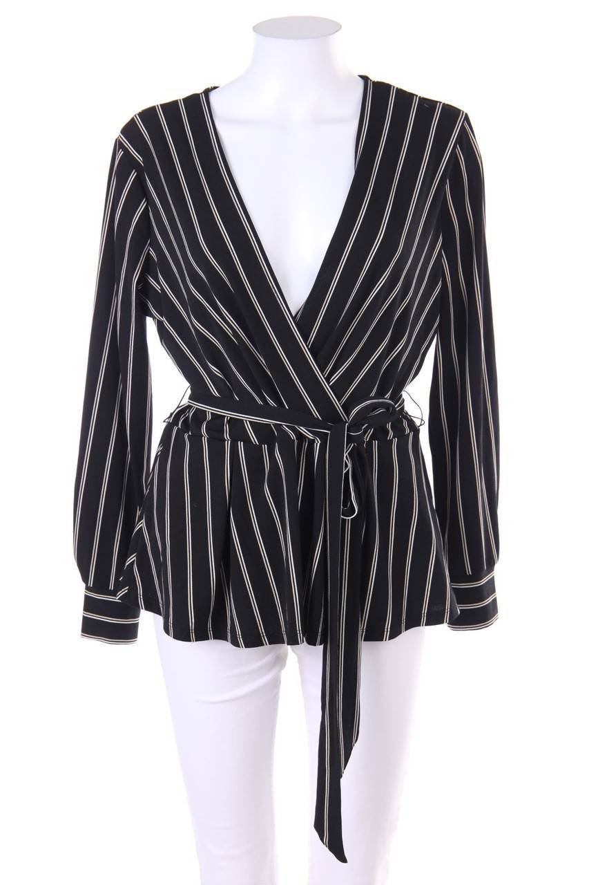 Carou H&M Bluse in Wickel-Optik zum Knoten