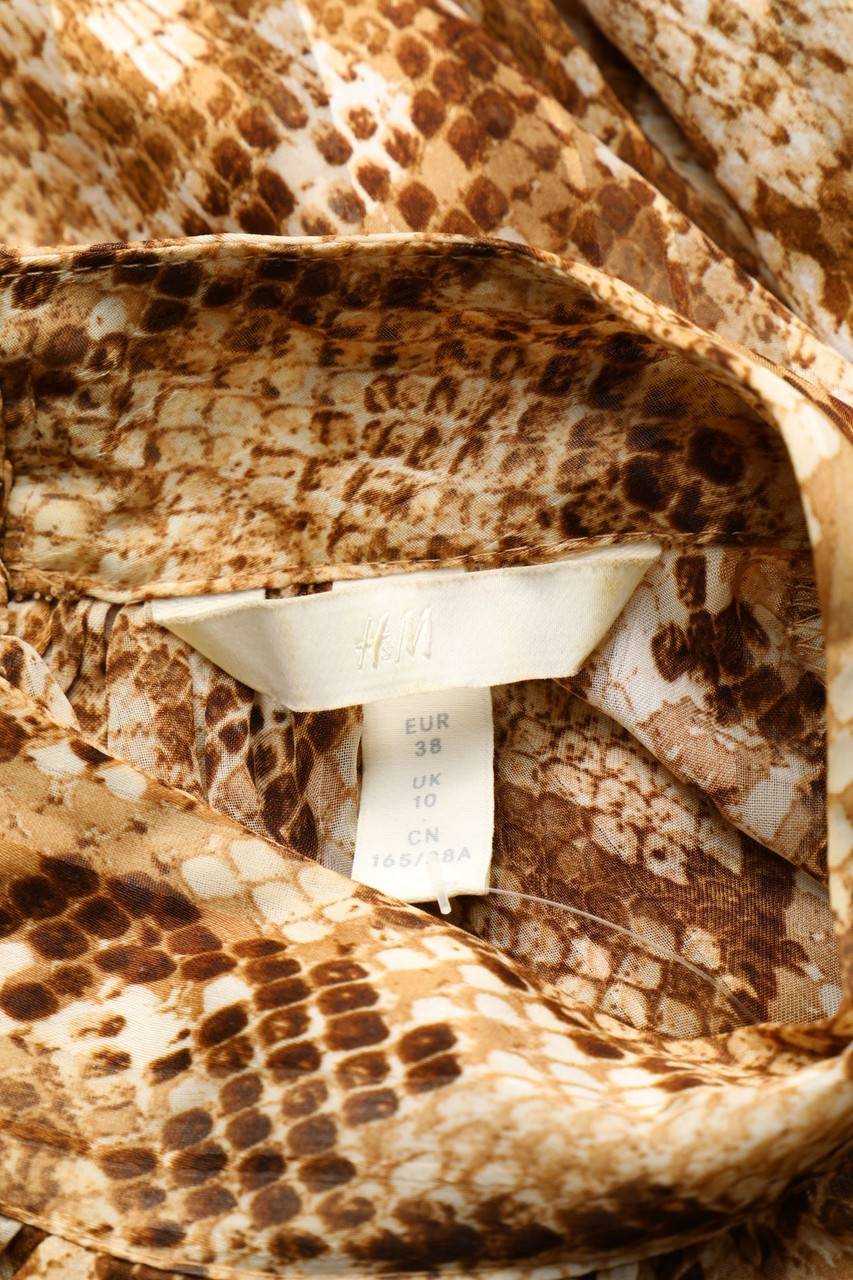Carou H&M Bluse Mit Animal-Print