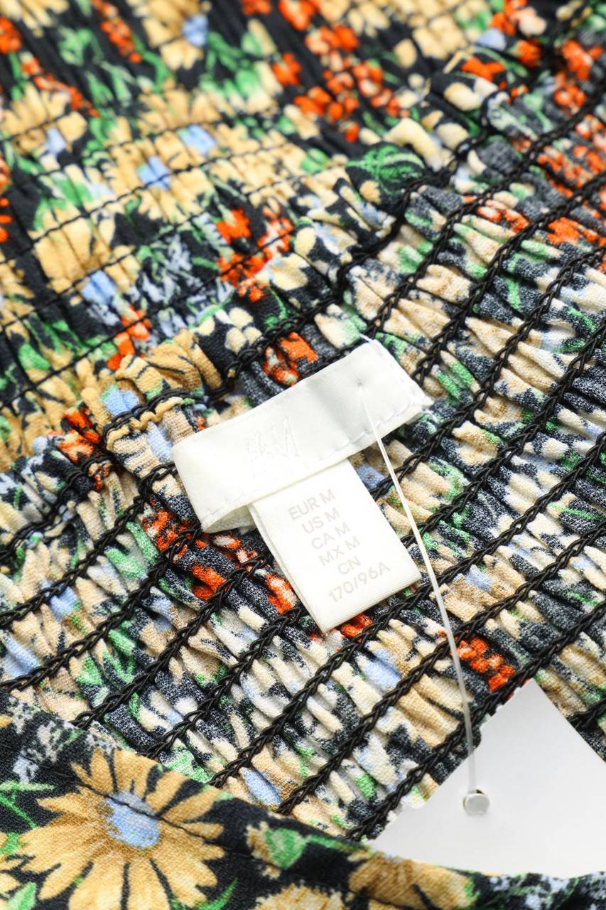 Carou H&M Bluse Mit Floralem Muster