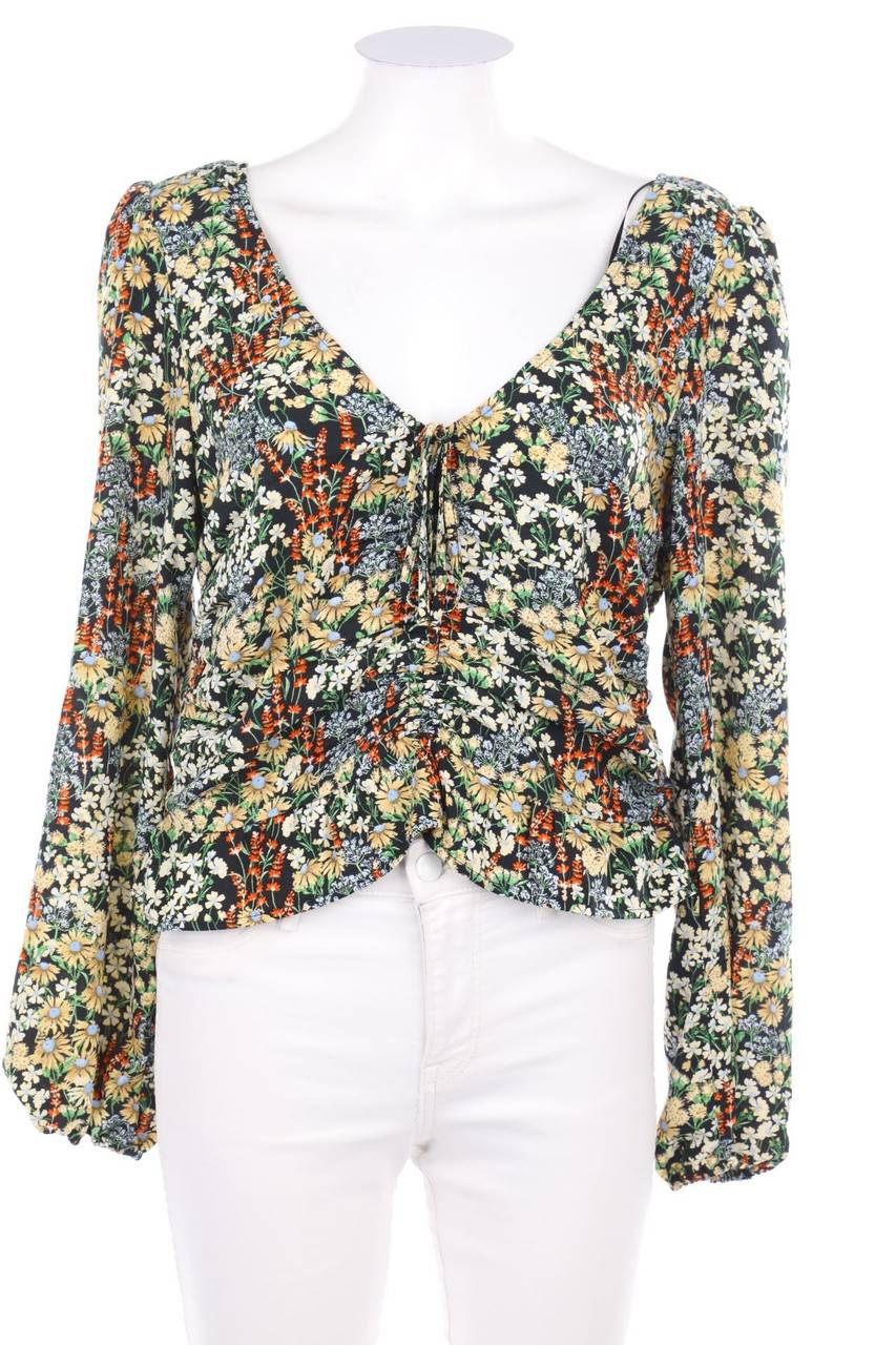 Carou H&M Bluse Mit Floralem Muster