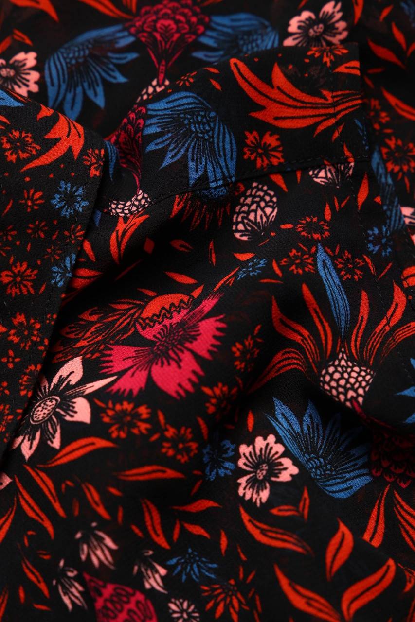 Carou H&M Blusentop Mit Floralem Muster