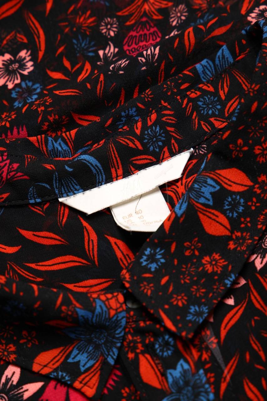 Carou H&M Blusentop Mit Floralem Muster
