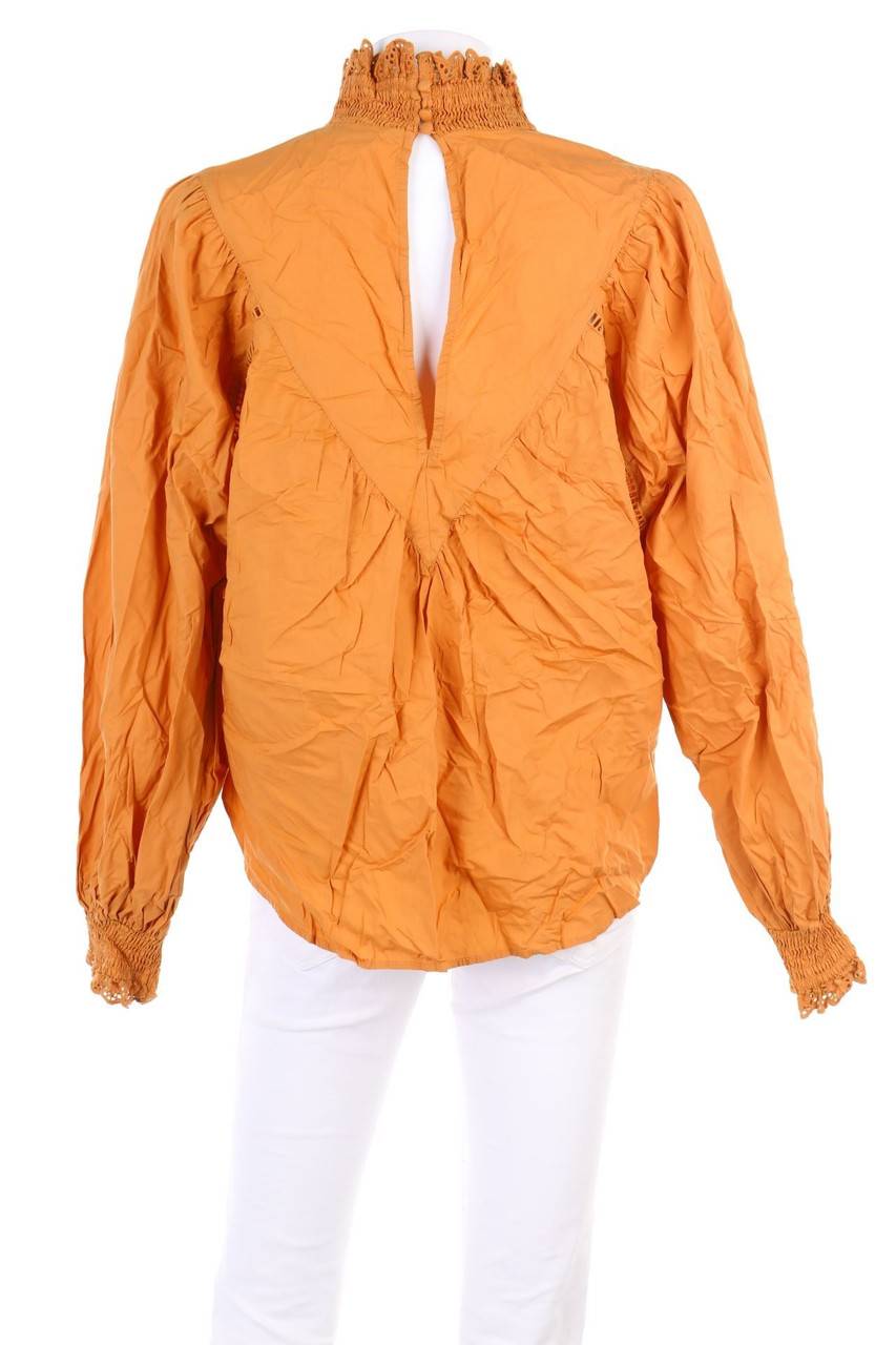 Carou H&M Boho-Bluse Mit Lochspitze