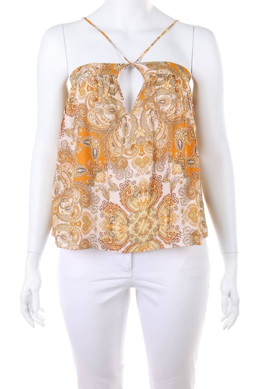 Carou H&M Boho-Blusentop mit Paisley-Print