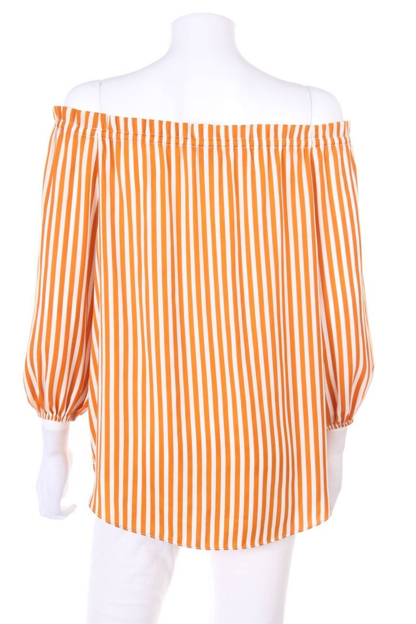 Carou H&M Carmen-Bluse Aus Satin