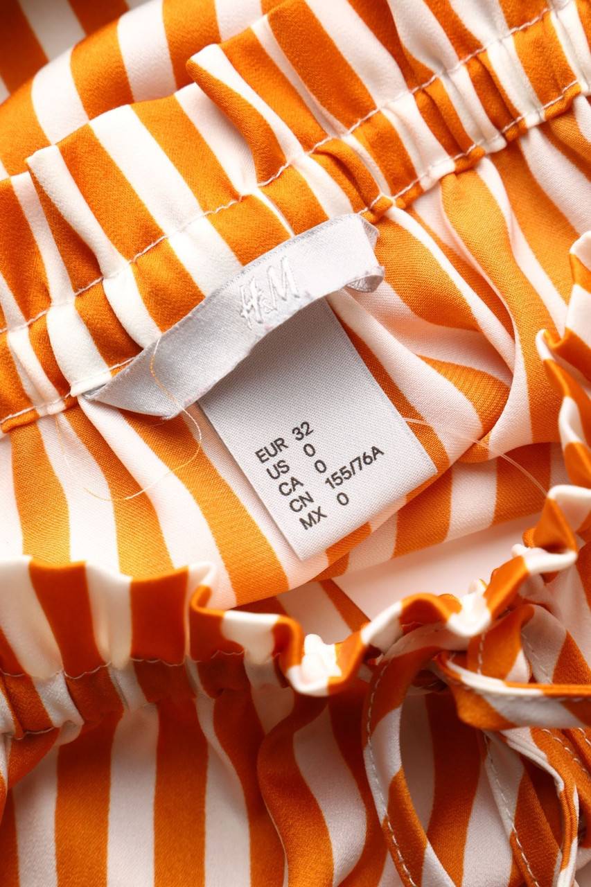 Carou H&M Carmen-Bluse Aus Satin