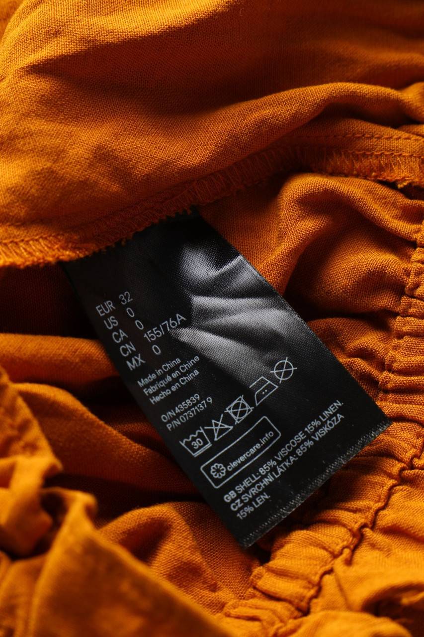 Carou H&M Carmen-Kurzarm-Bluse Mit Rüschen