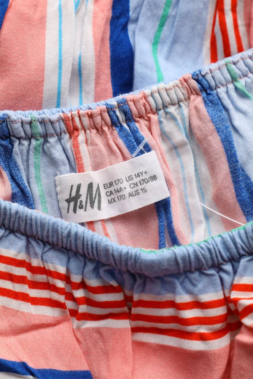 Carou H&M Carmen-Playsuit Mit Streifen