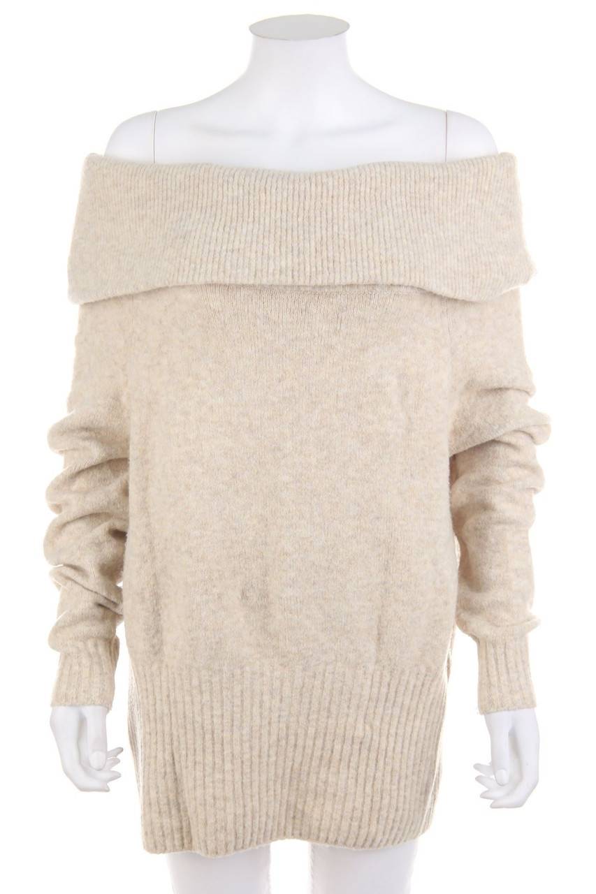 Carou H&M Carmen-Strick-Pullover mit Wolle
