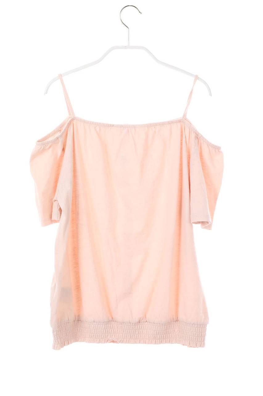 Carou H&M Carmen-T-Shirt Mit Smok-Details