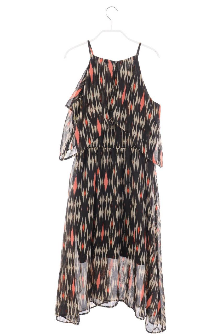 Carou H&M CONSCIOUS Kleid Im Layer Look Mit Print