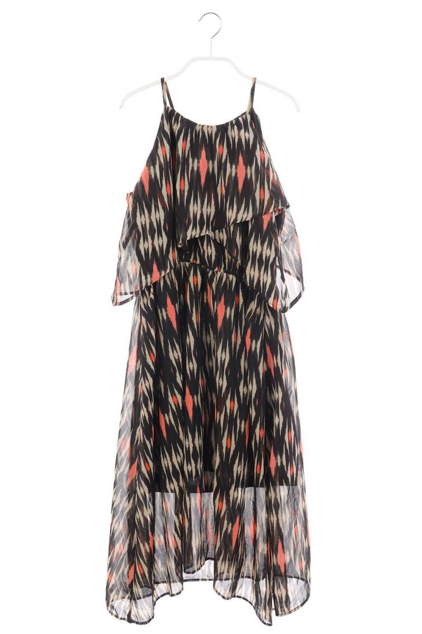 Carou H&M CONSCIOUS Kleid im Layer Look mit Print
