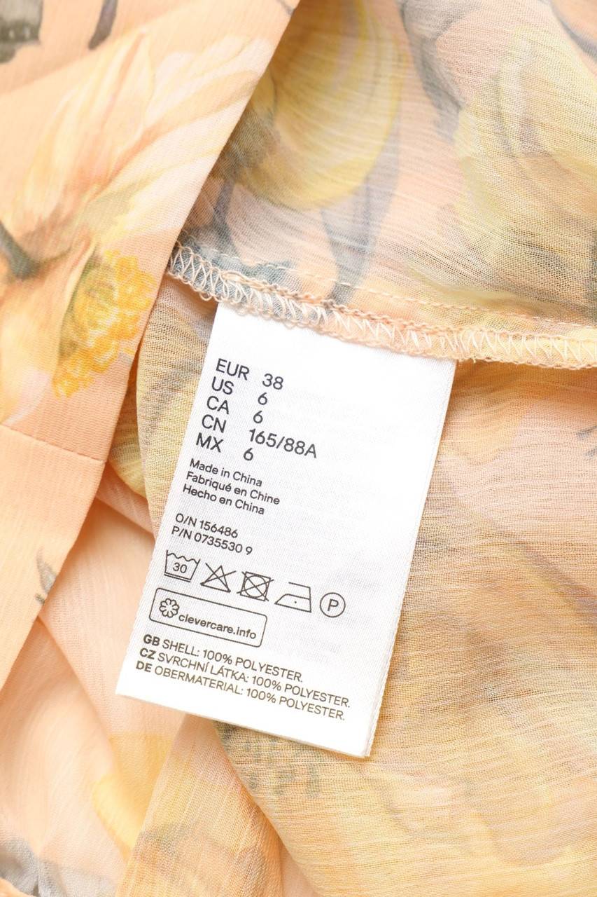 Carou H&M Cropped-Bluse Mit Blumen-Print
