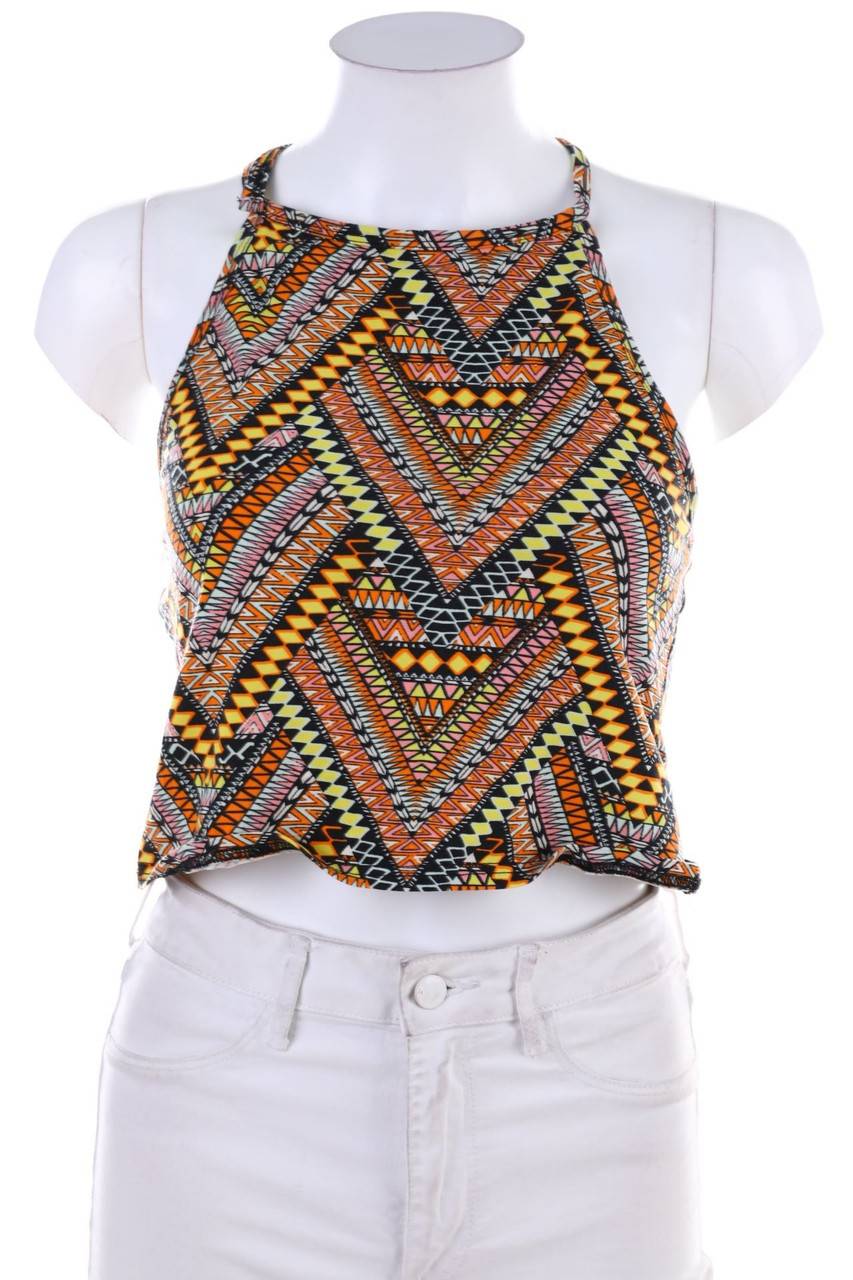 Carou H&M Cropped-Neckholder-Top