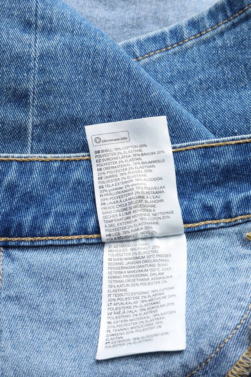 Carou H&M &denim High Waist-Jeans-Shorts